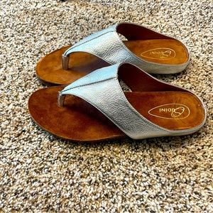 Sudini Santi thong sandals silver Women’s 7